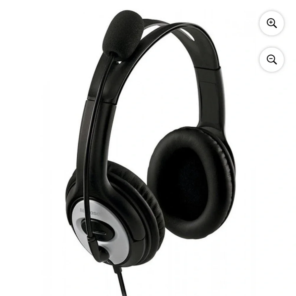 New- Open Box - Microsoft lifechat lx-3000 headset- over ear with microphone